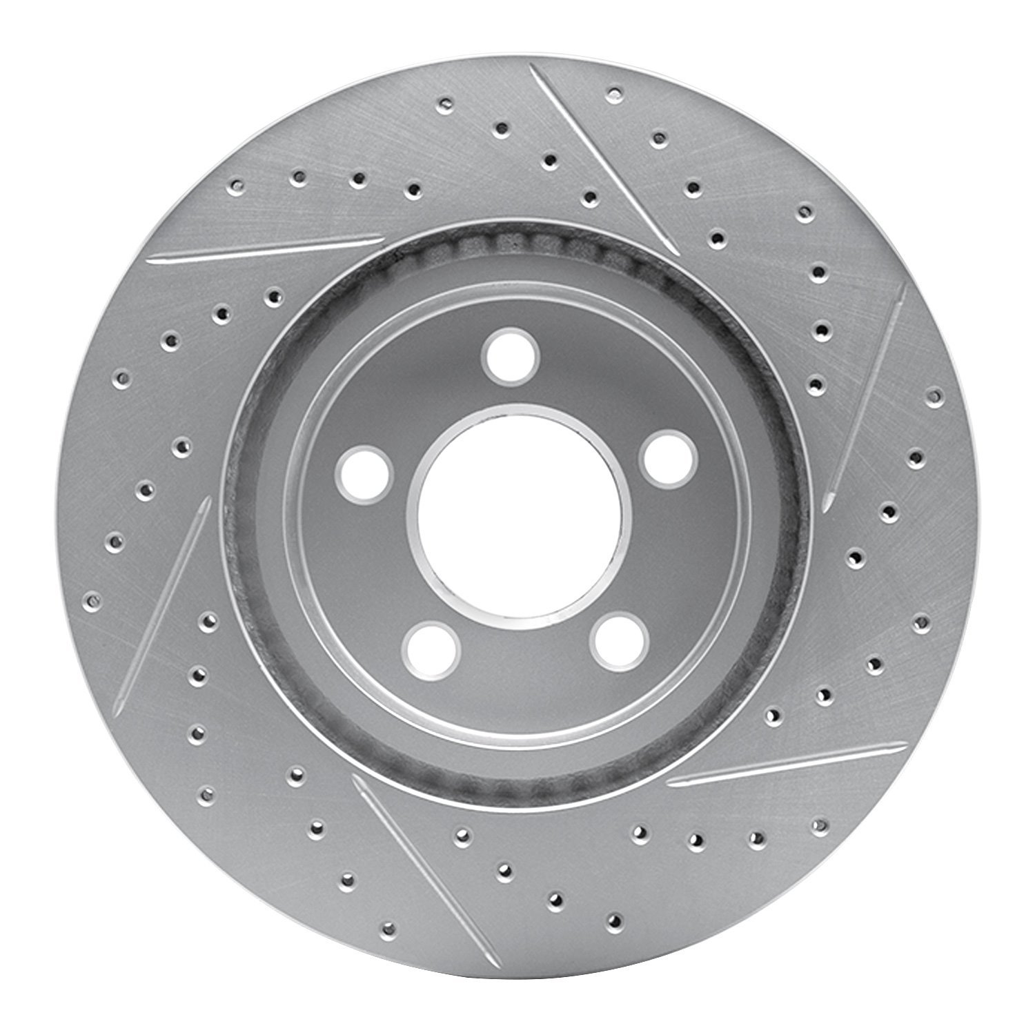 Geoperformance Drilled/Slotted Brake Rotor, Fits Select Mopar