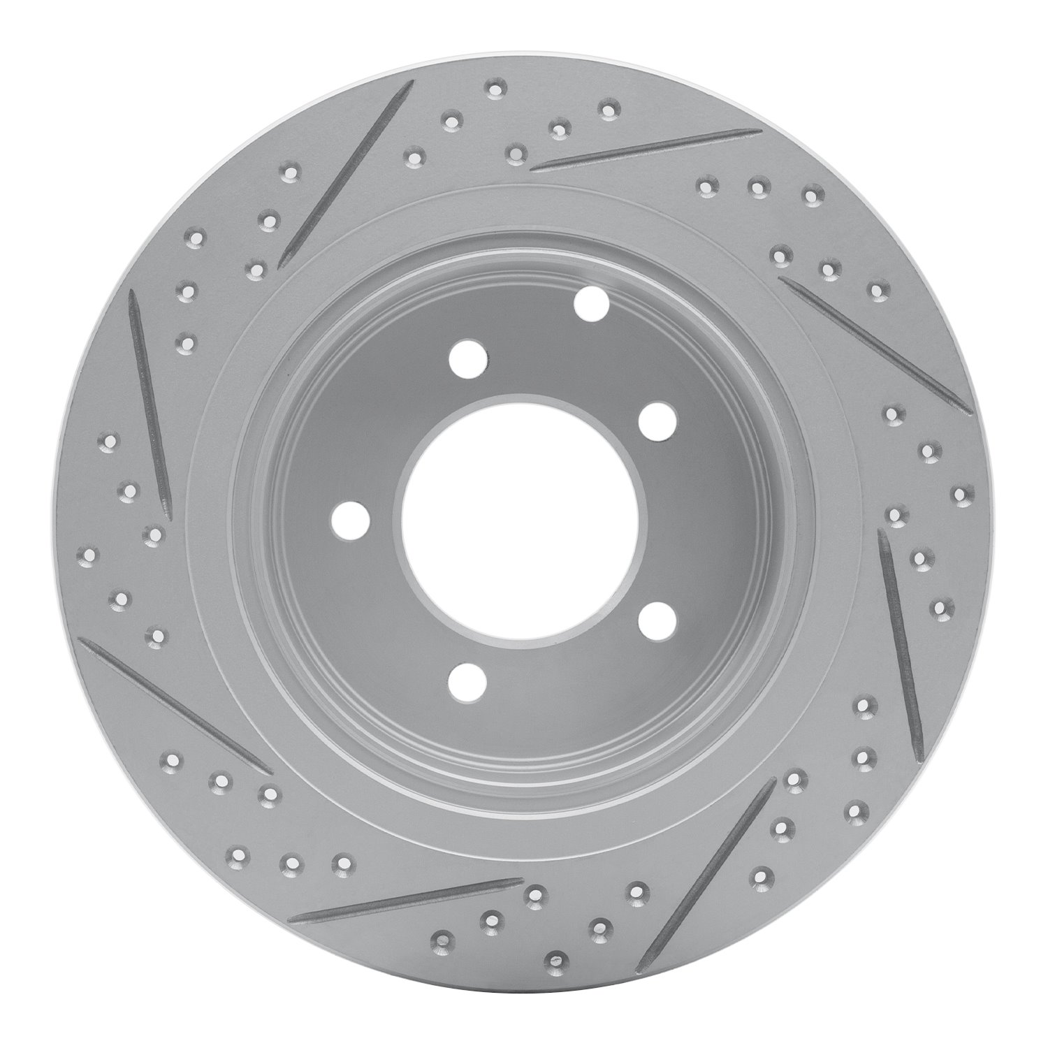 830-39024R Geoperformance Drilled/Slotted Brake Rotor, 2007-2017 Multiple Makes/Models, Position: Rear Right