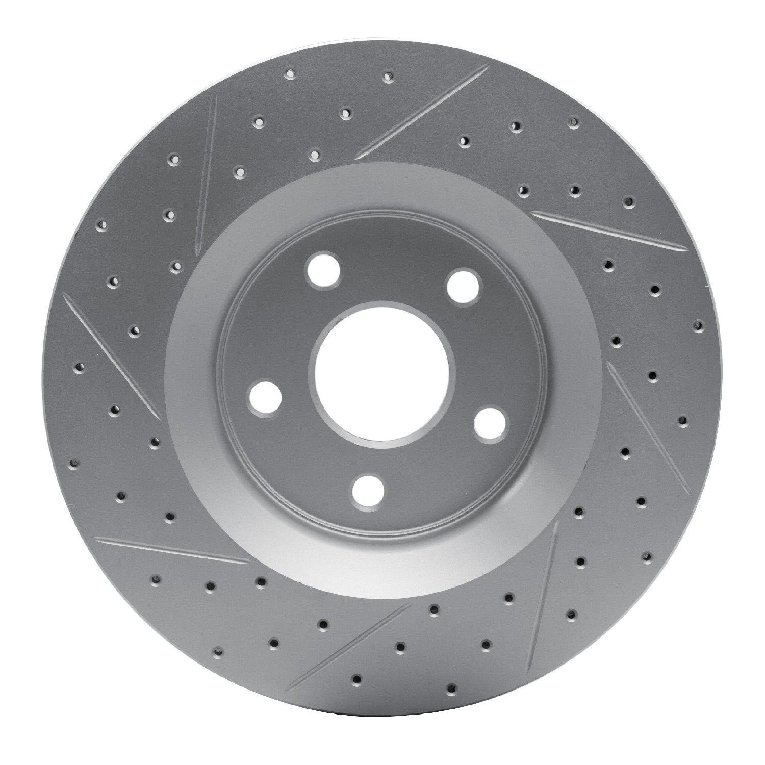 830-42007R Geoperformance Drilled/Slotted Brake Rotor, Fits Select Mopar, Position: Front Right