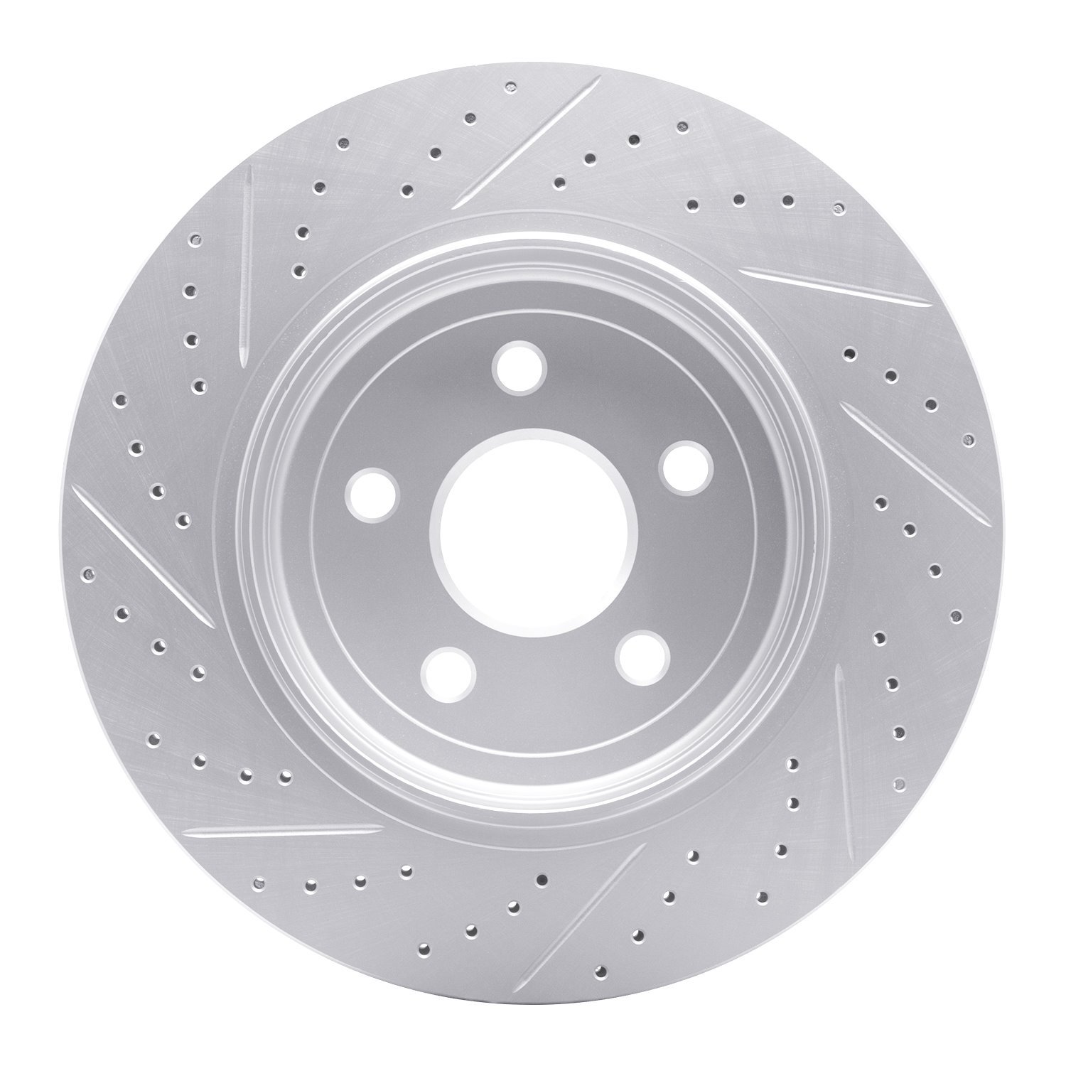 830-42008R Geoperformance Drilled/Slotted Brake Rotor, Fits Select Mopar, Position: Rear Right