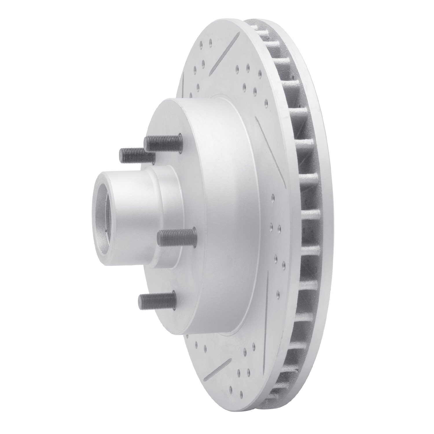 830-47065R Geoperformance Drilled/Slotted Brake Rotor, 1969-1996 GM, Position: Front Right
