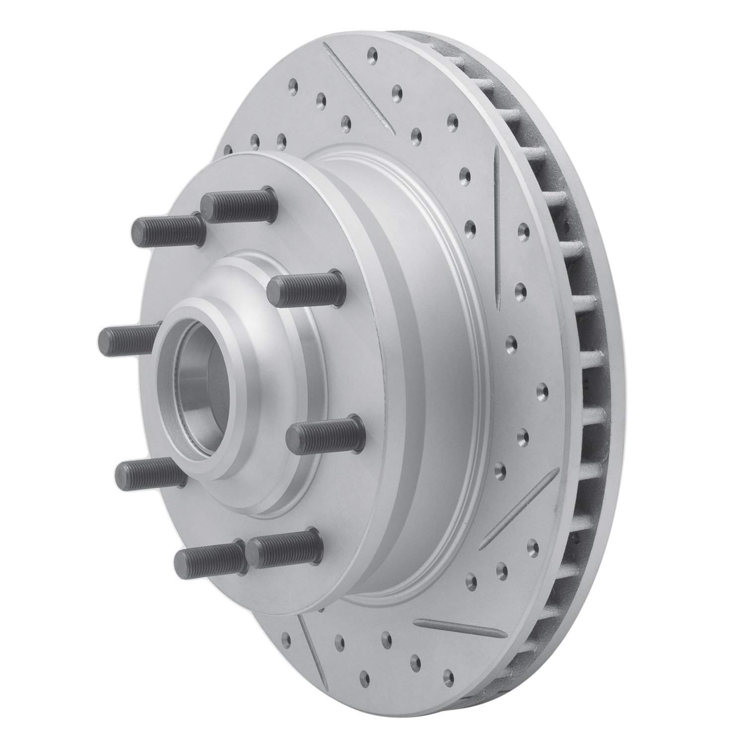 830-48004R Geoperformance Drilled/Slotted Brake Rotor, 1971-1995 Multiple Makes/Models, Position: Front Right