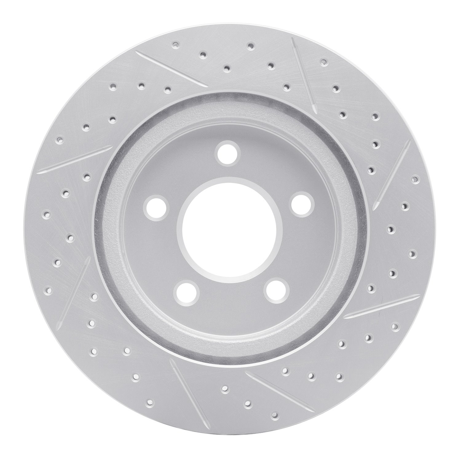 830-54058L Geoperformance Drilled/Slotted Brake Rotor, 2005-2014 Ford/Lincoln/Mercury/Mazda, Position: Rear Left