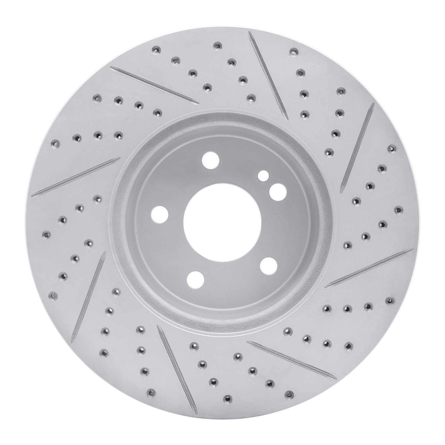Geoperformance Drilled/Slotted Brake Rotor, Fits Select Mercedes-Benz