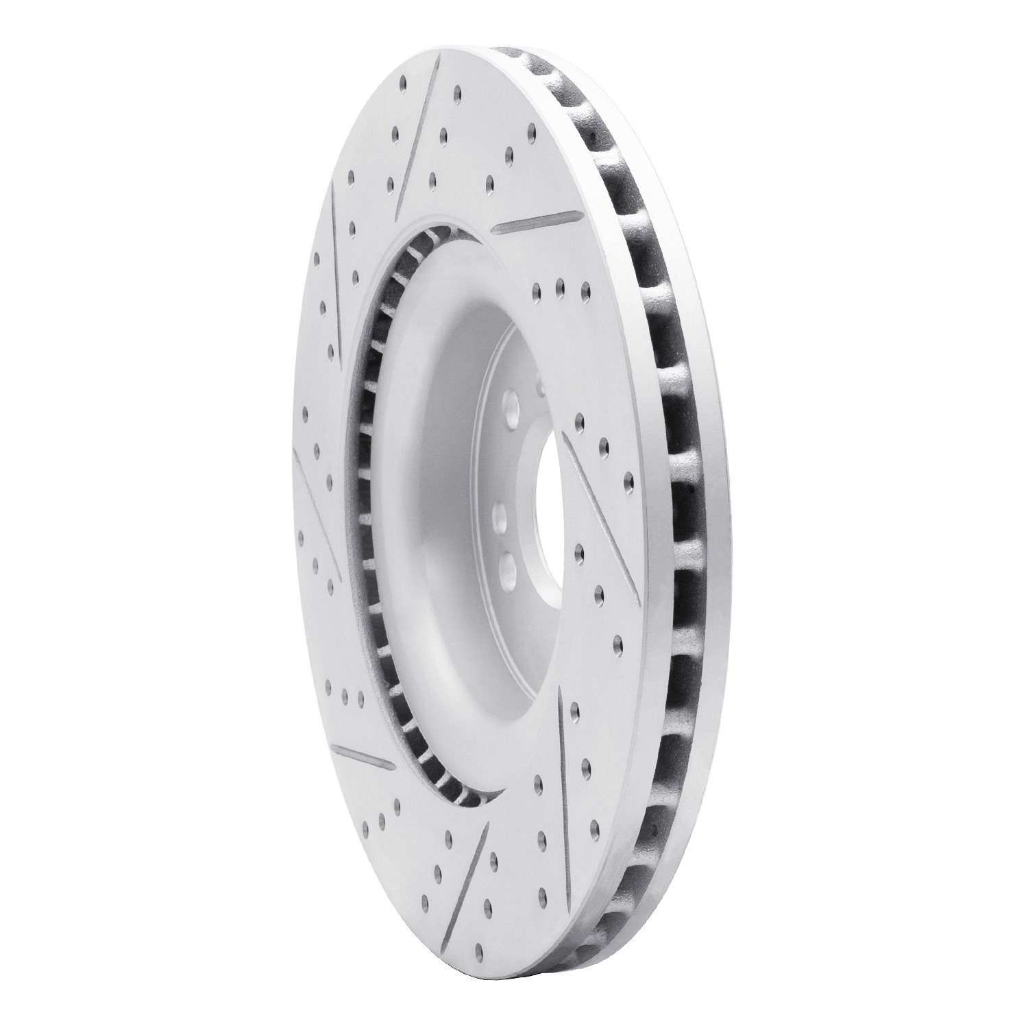 830-63146R Geoperformance Drilled/Slotted Brake Rotor, 2013-2019 Mercedes-Benz, Position: Front Right