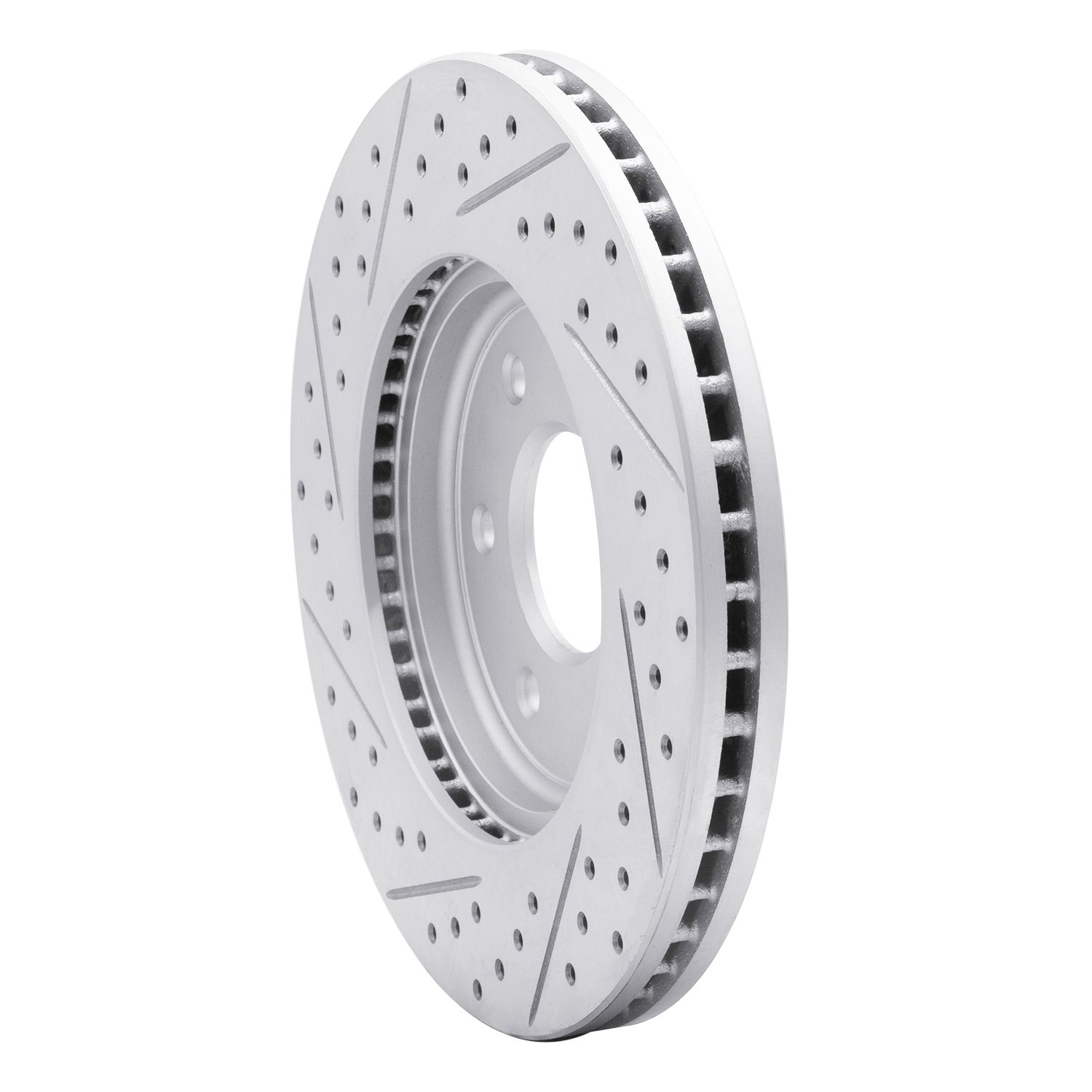 830-67092R Geoperformance Drilled/Slotted Brake Rotor, Fits Select Multiple Makes/Models, Position: Front Right