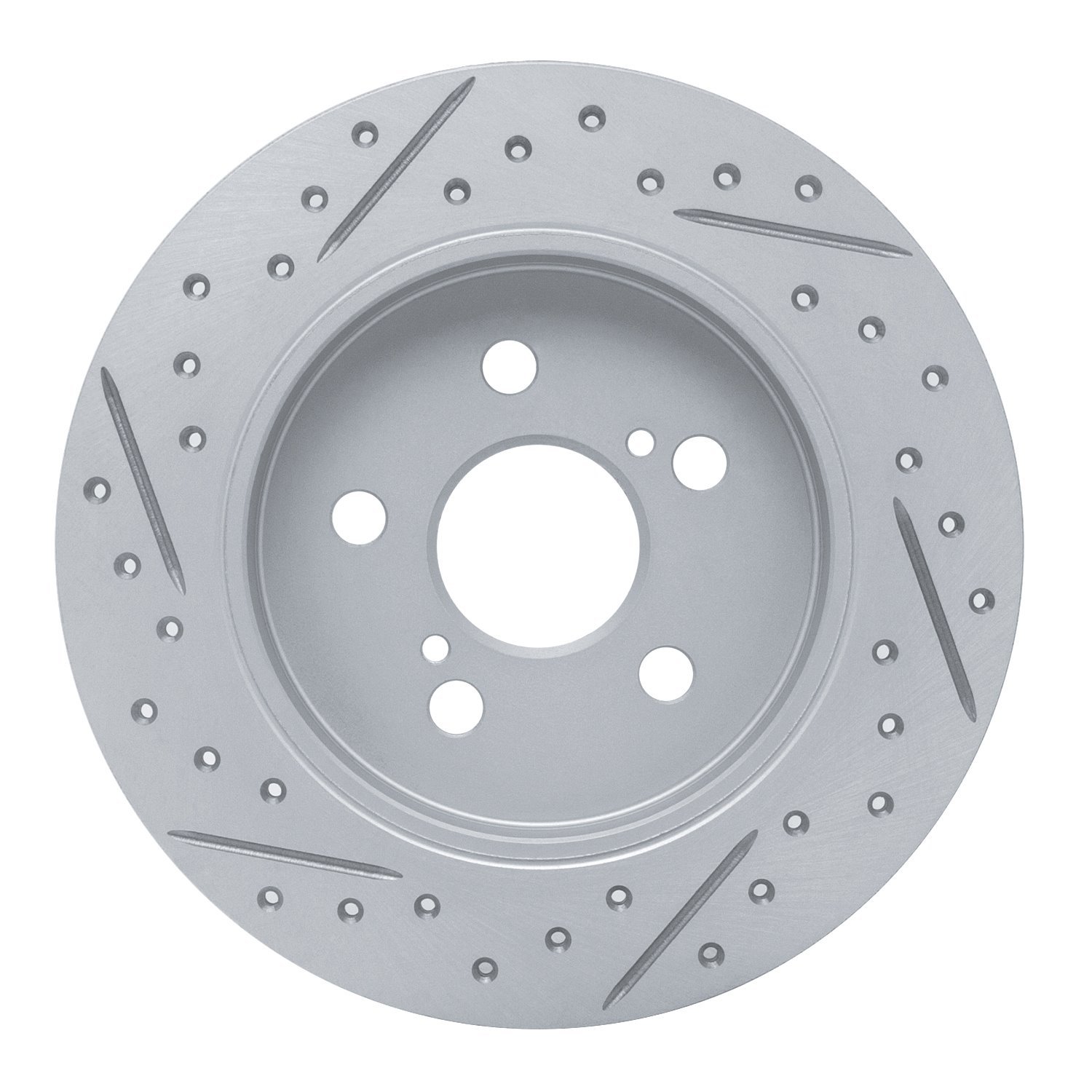 830-76083R Geoperformance Drilled/Slotted Brake Rotor, Fits Select Multiple Makes/Models, Position: Rear Right