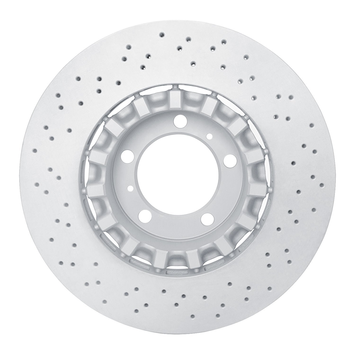 920-02107DA GEOMET Drilled Hi-Carbon Alloy Brake Rotor [Coated], Fits Select Porsche, Position: Right Front