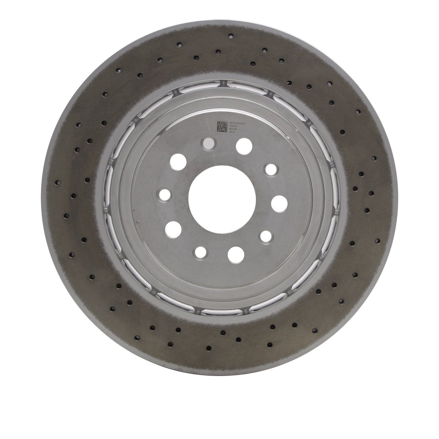 920-79004A GEOMET Drilled Hi-Carbon Alloy Brake Rotor [Coated], Fits Select Maserati, Position: Front
