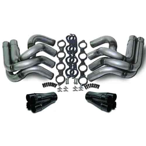 Weld-Up Drag Race Header Kit Rear Exit BB-Chevy