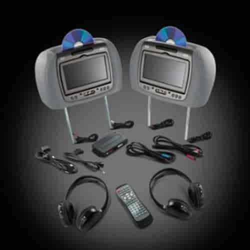 Dual Headrest DVD Package 2007-12 Chevy Avalanche