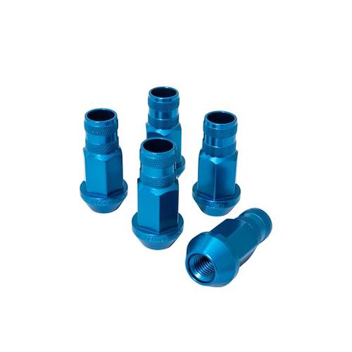 44038BL Bulge OE Aluminum-Lug Kit, 3/4" 12 mm x 1.50, Blue