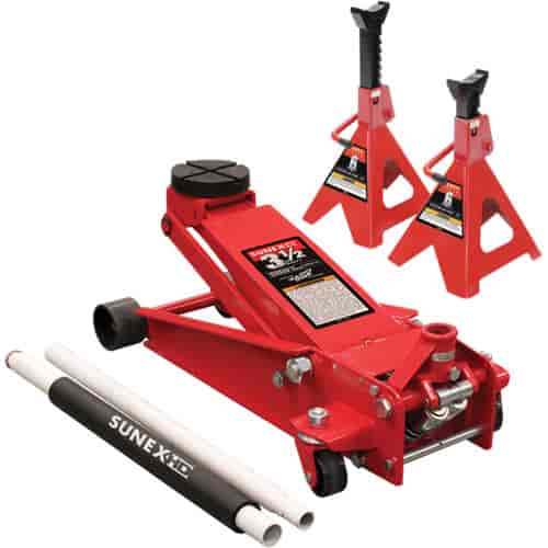 3.5 Ton Capacity Service Jack with Quick Lifting System