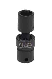 10mm 12-Point Magnetic Universal Impact Socket 1/4" Drive