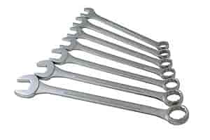 7 Pc. Jumbo Metric Combination Wrench Set Made from CR-V alloy steel