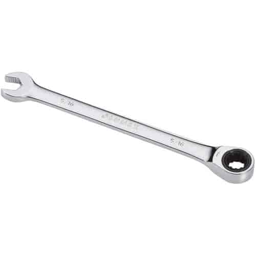 5/16" V-Groove Combination Ratcheting Wrench