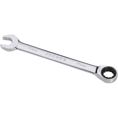 17mm V-Groove Combination Ratcheting Wrench
