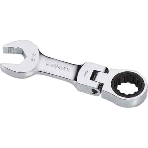 5/8" Stubby Flex Head V-Groove Combination Ratcheting Wrench