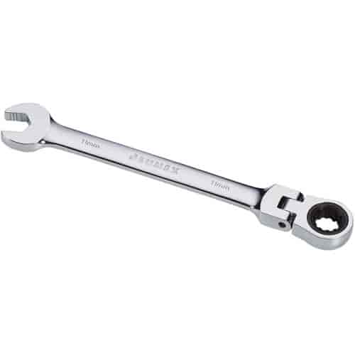 11mm V-Groove Flex Head Combination Ratcheting Wrench