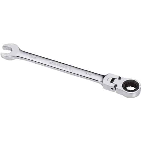3/8" V-Groove Flex Head Combination Ratcheting Wrench