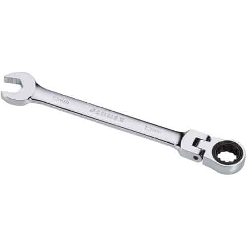 12mm V-Groove Flex Head Combination Ratcheting Wrench