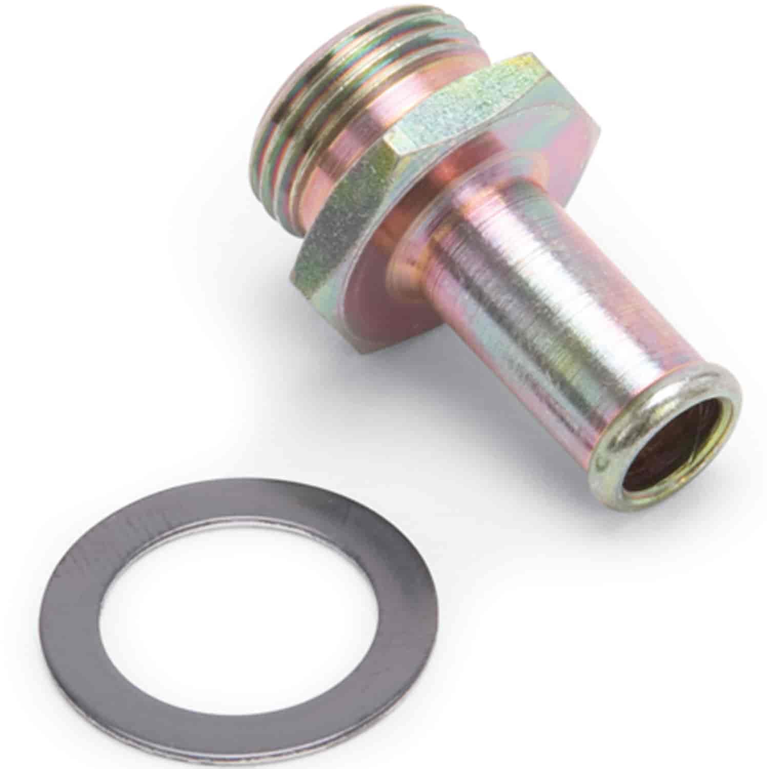 Fuel Inlet Fitting 5/8" -20 Thread With  3/8" Hose Barb