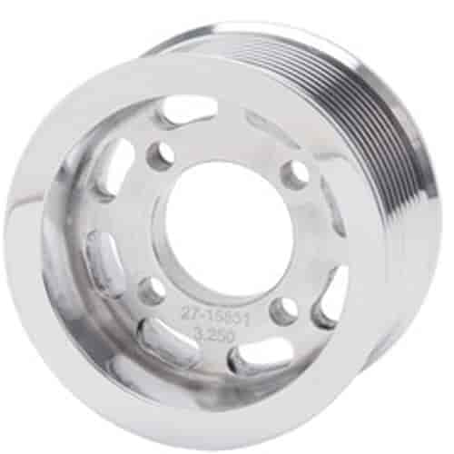 E-Force Supercharger 10 Rib Polished Pulley with 3.25" Diameter