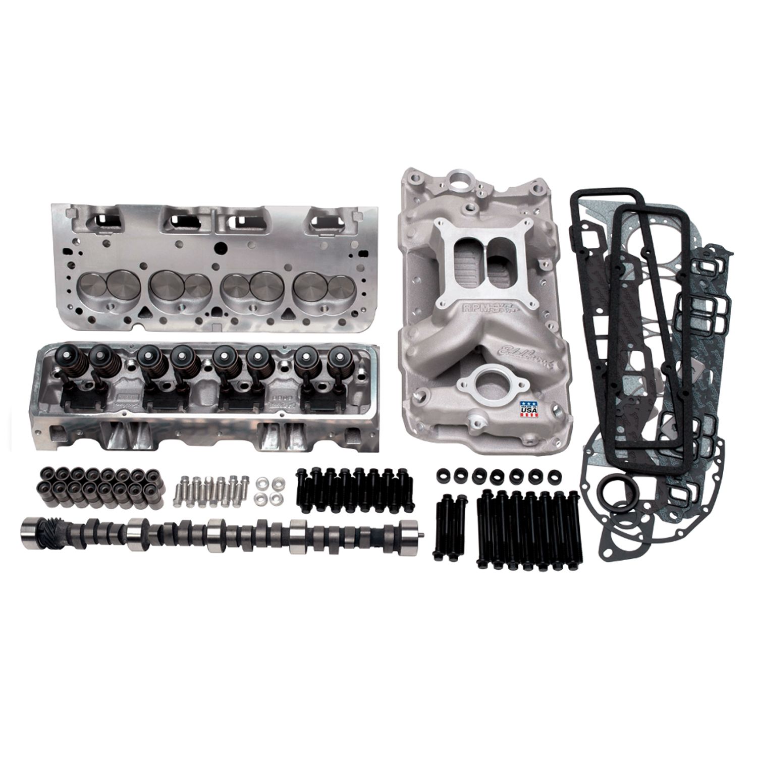 RPM Power Package Top End Kit for 1957-1986 Small Block Chevy 327-350