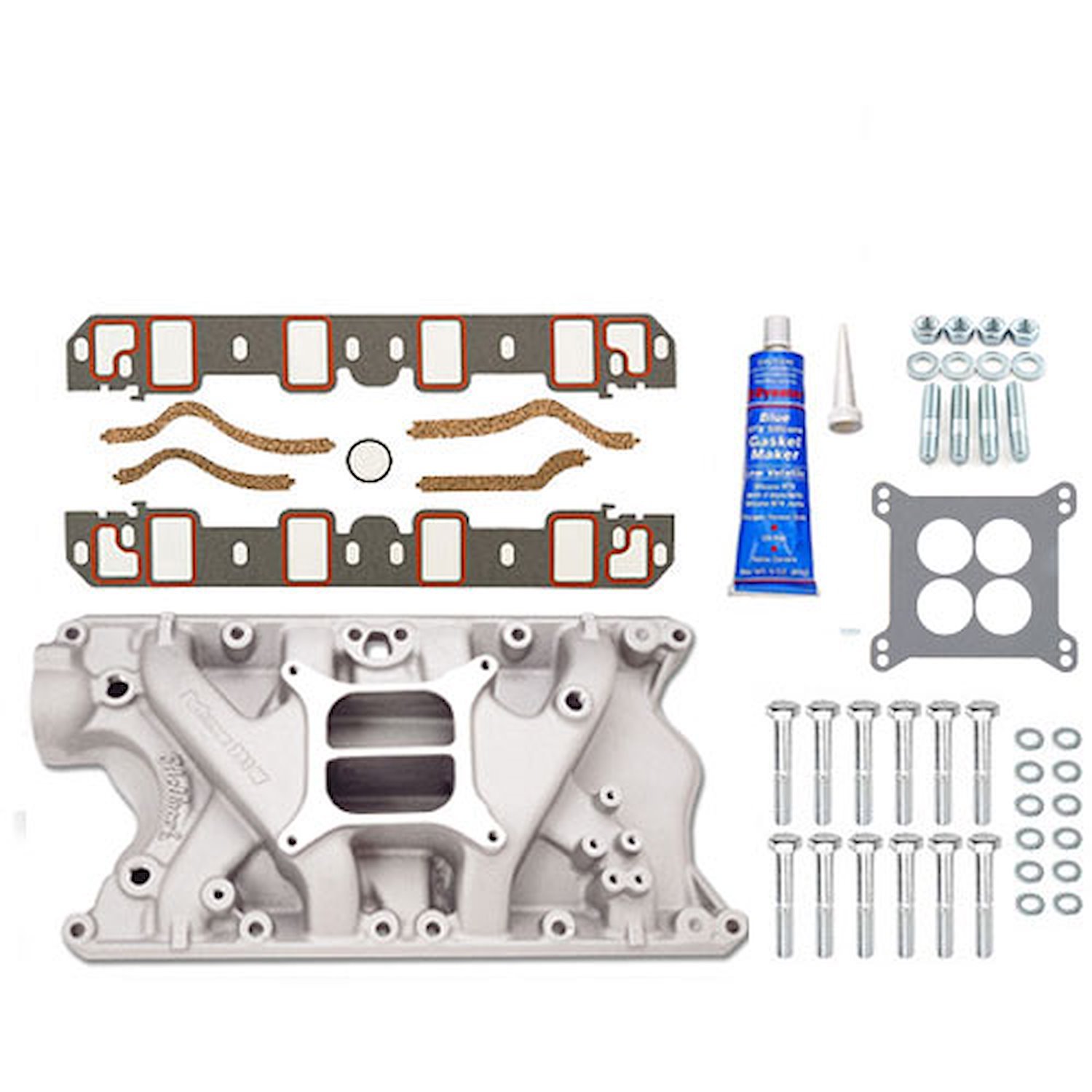 Performer 351W Ford Intake Manifold with Installation Kit
