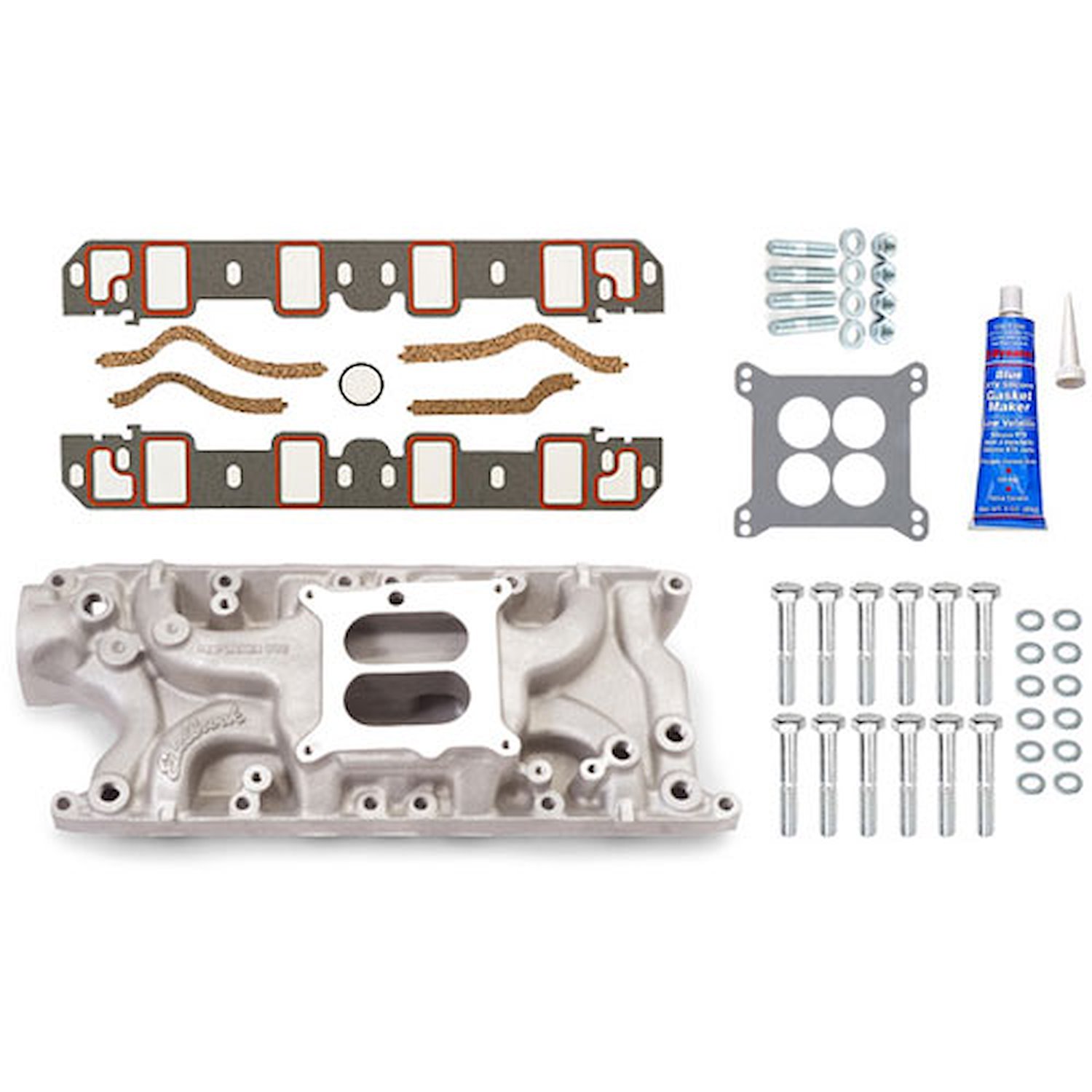 Performer 302 Intake Manifold w/Installation Kit SB-Ford 302ci