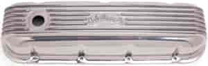 Classic Finned Valve Covers for 1965-Up Big Block Chevy 396-502 with Polished Finish