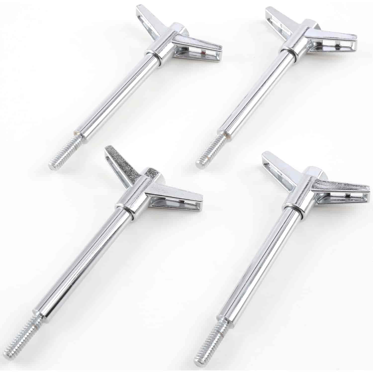 2-Piece Wing Bolts with T-Top, Length of 3-3/4"
