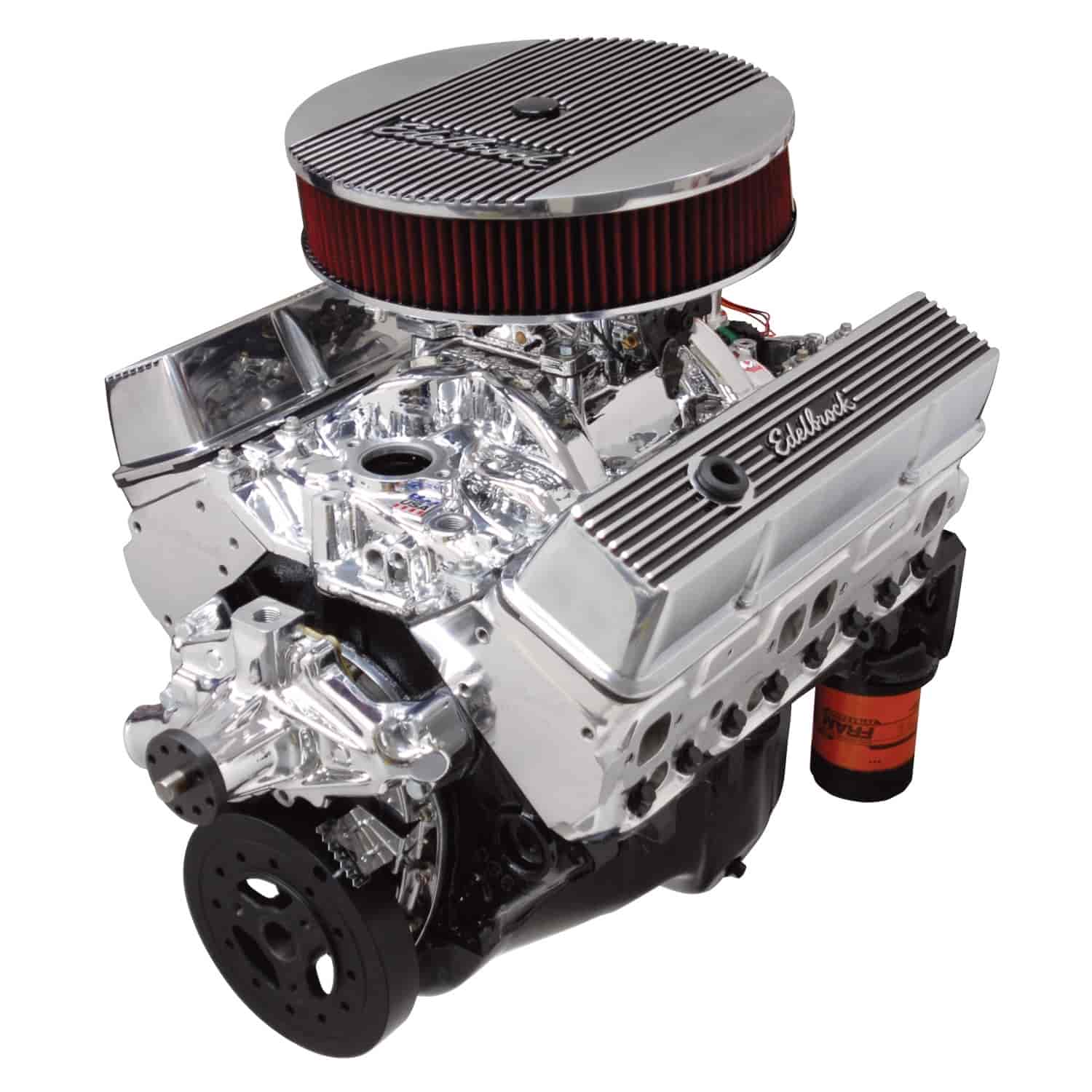 Performer Hi-Torq Small Block Chevy 350ci / 363hp Endurashine Crate Engine EPS Vortec Intake & Thunder Series Carburetor