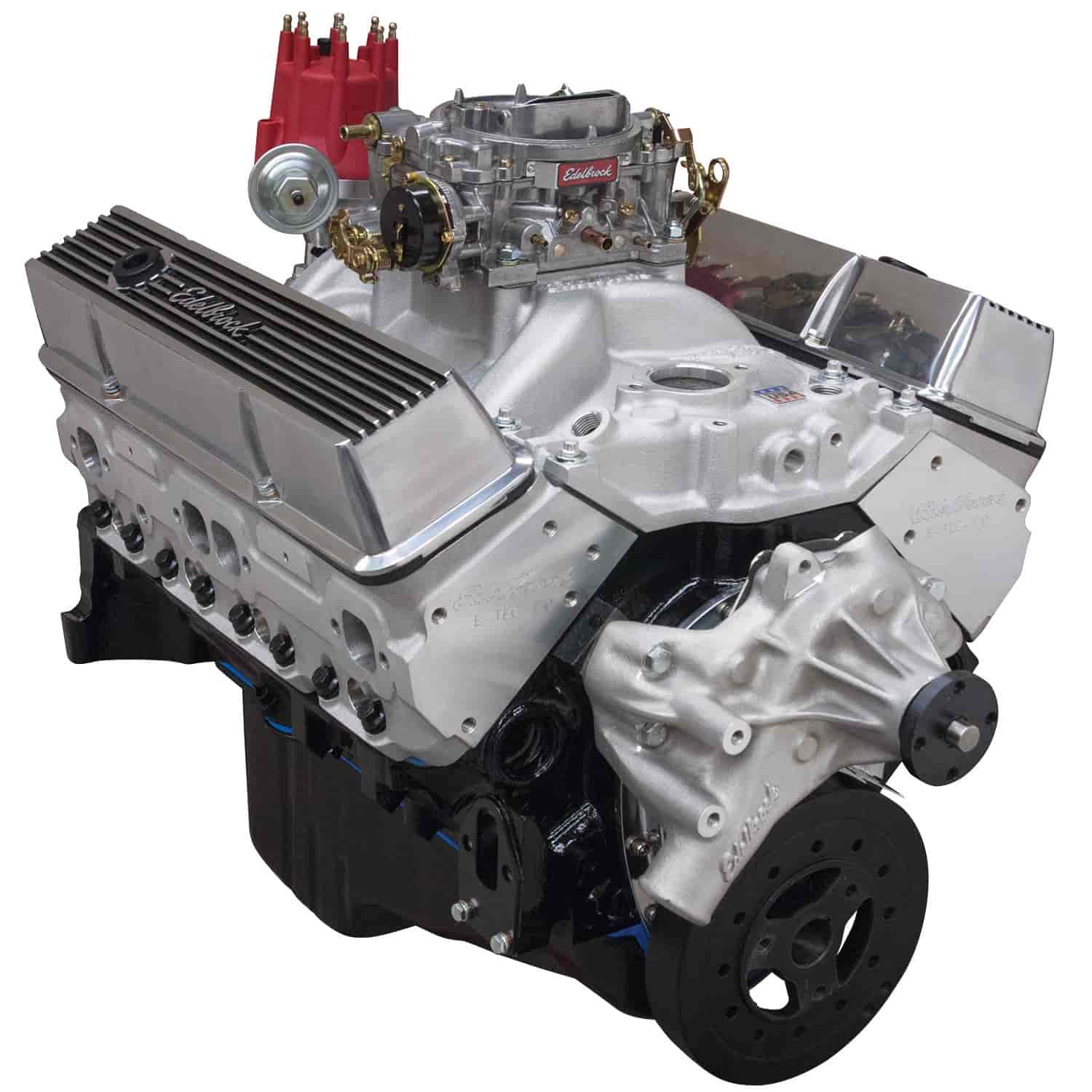 Performer Hi-Torq Small Block Chevy 350ci / 363hp Crate Engine EPS Vortec Intake & Thunder Series Carburetor