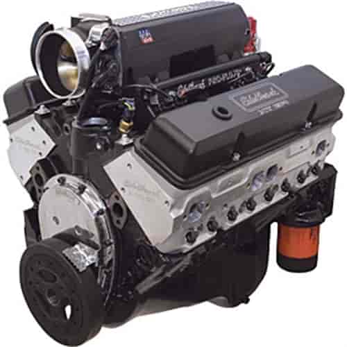 Performer Pro-Flo XT EFI Small Block Chevy 350ci  / 380hp Crate Engine in Black Powder Coated Finish