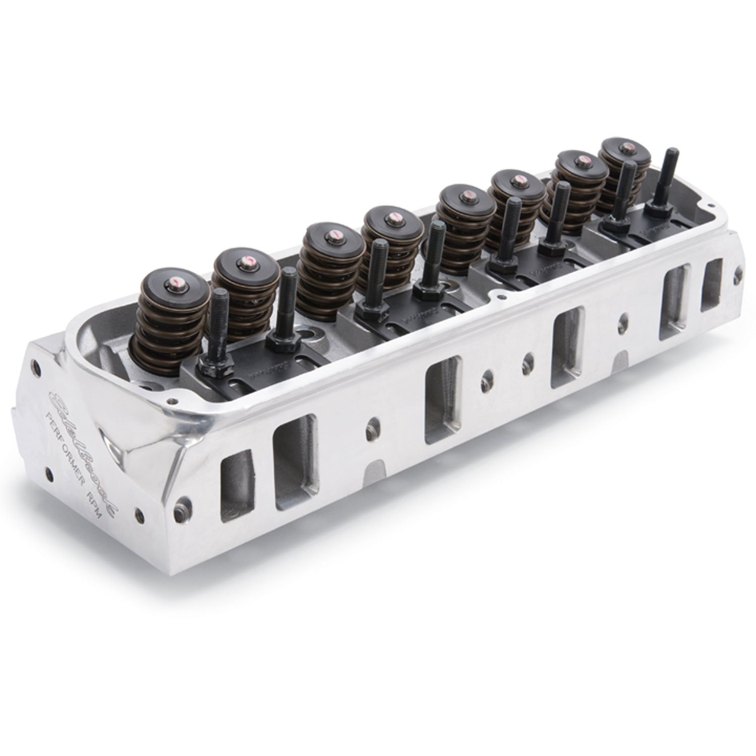 Performer RPM Polished Aluminum Cylinder Head for Small Block Ford