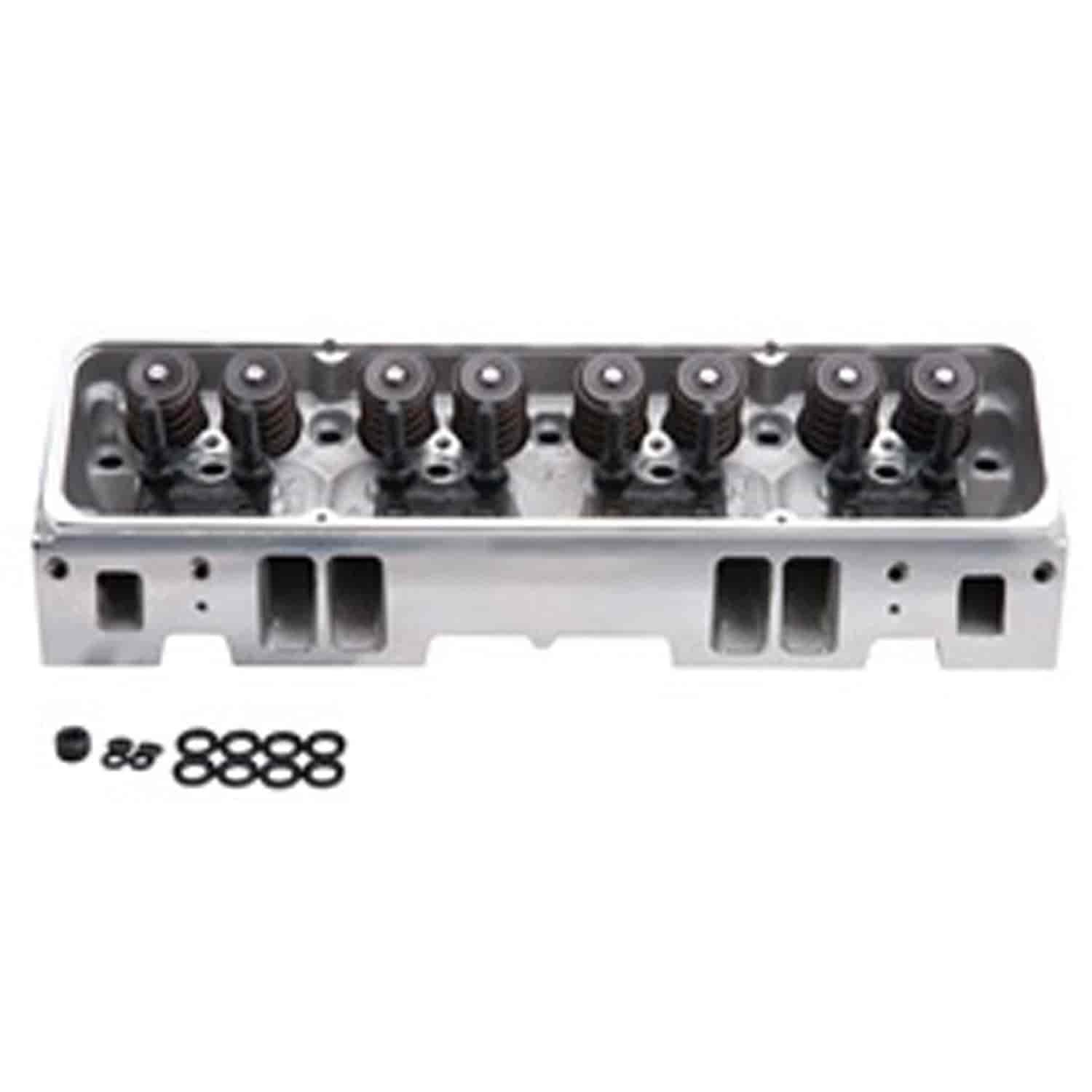 E-TEC 200 Polished Aluminum Cylinder Head for Small Block Chevy