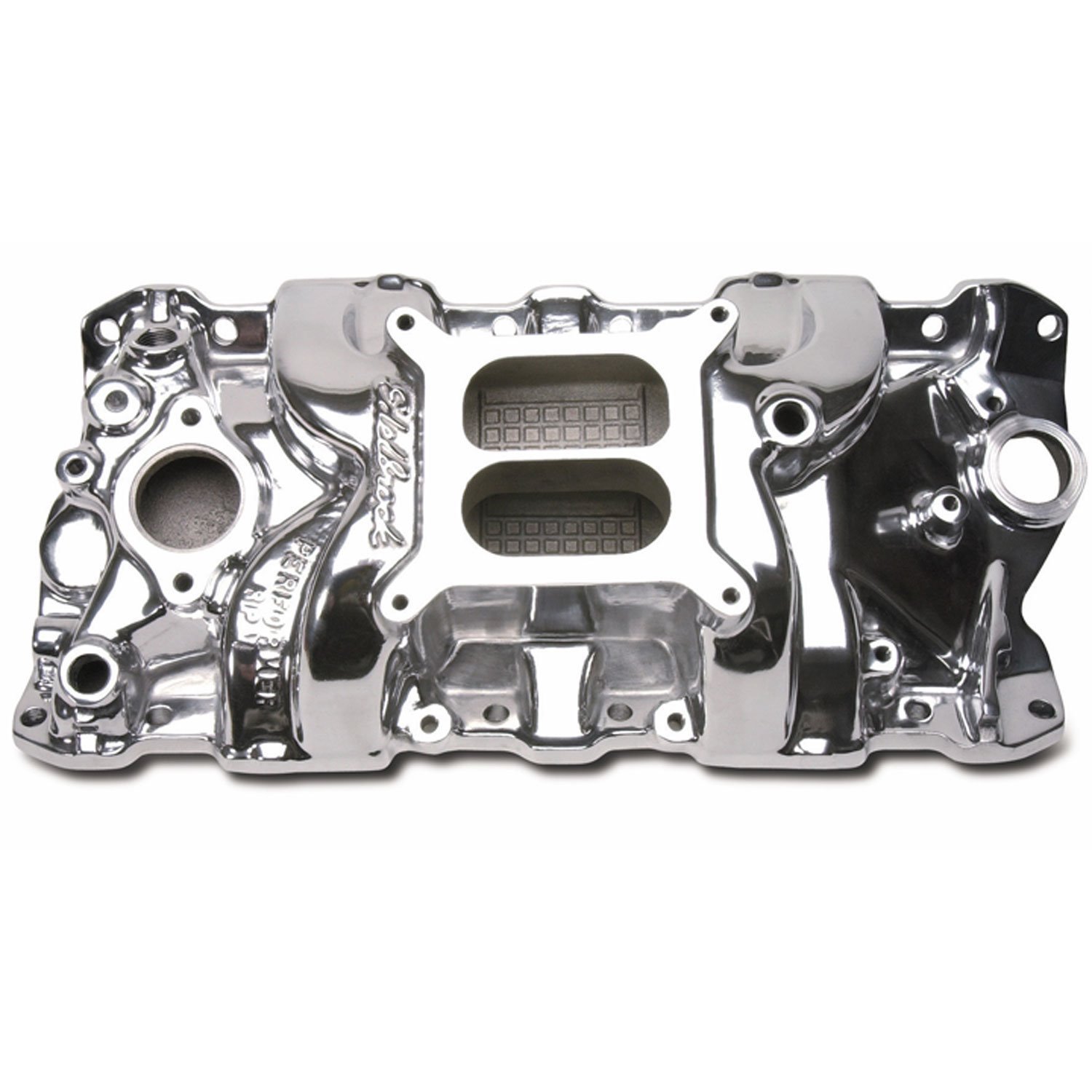Edelbrock Performer RPM Small Block Chevy Intake Manifold Polished