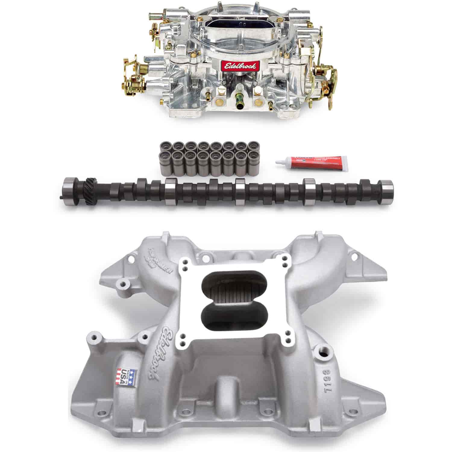 Performer RPM 440 Power Package Intake Manifold, Carburetor and Camshaft Kit BB-Chrysler " RB" 413-440ci
