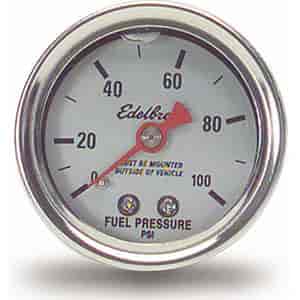 Liquid Filled Fuel Pressure Gauge 1-1/2" Face