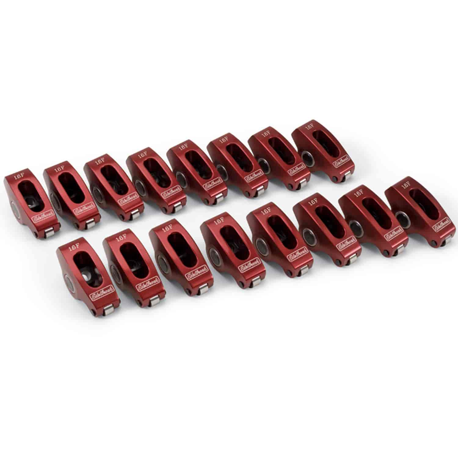 Red Roller Rocker Arms for Small Block Ford