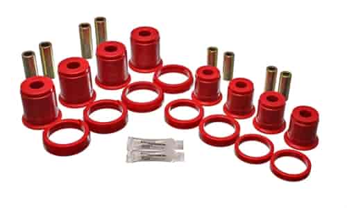 Control Arm Bushing Set 1985-1998 Jeep Cherokee Red Front