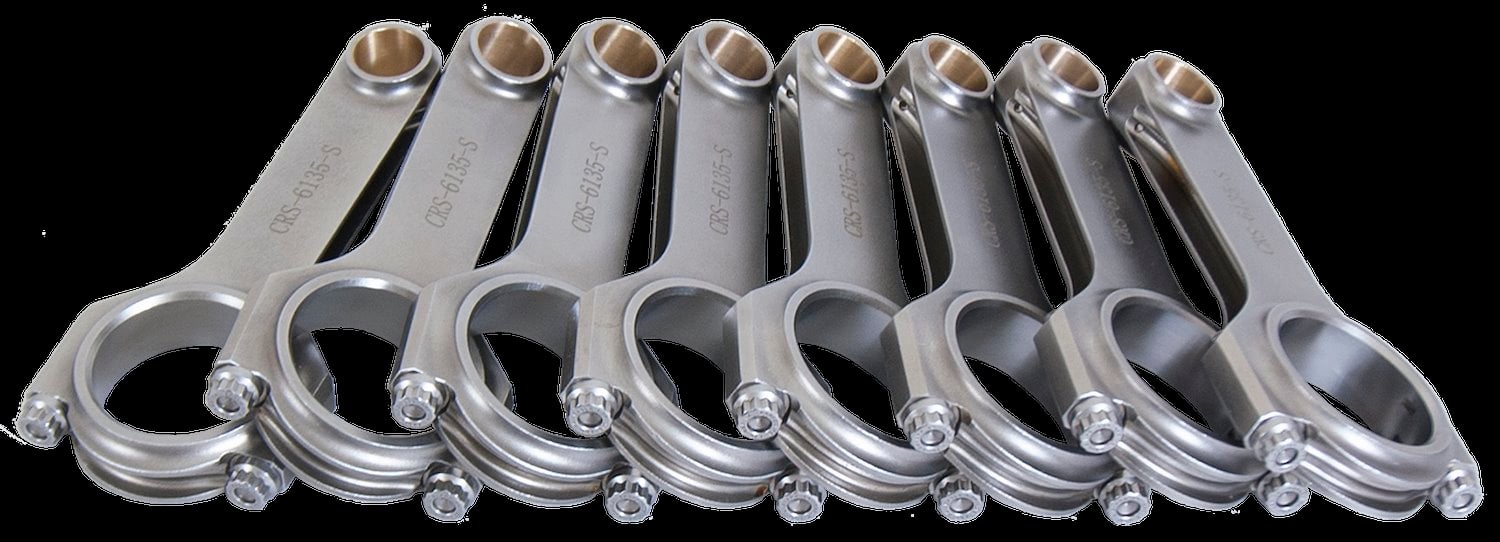 6.135" ESP Connecting Rods Features ARP L19 Rod Bolts