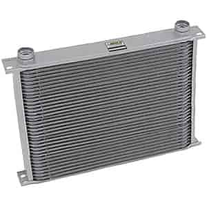 34-Row Extra-Wide Oil Cooler -10AN Female O-Ring Ports