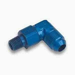 Aluminum AN to Pipe Adapter Fitting -6AN Male to 1/4" NPT Male Swivel