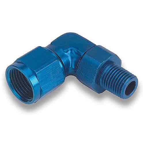 Aluminum AN to Pipe Adapter Fitting -8AN Female to 3/8" NPT Male Swivel