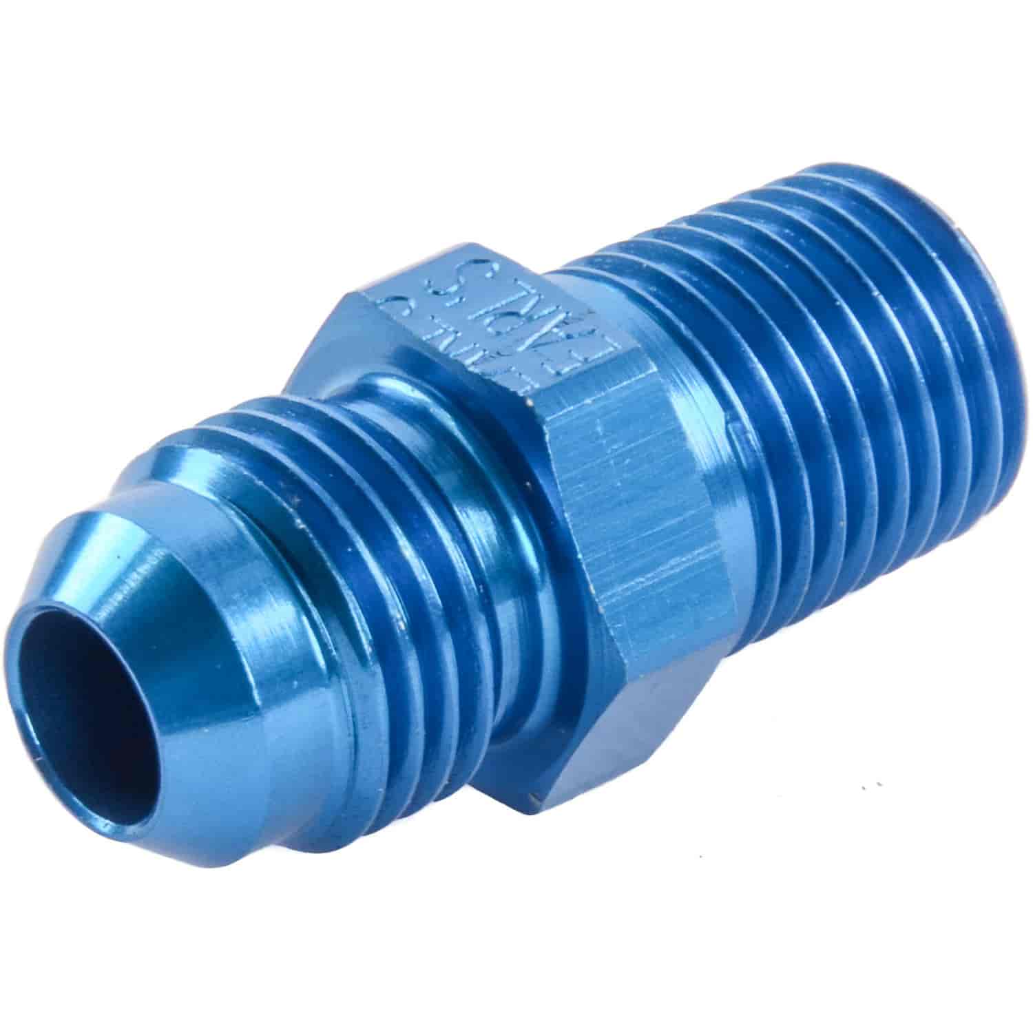 Aluminum AN to Pipe Adapter Fitting -6AN To 1/4" NPT