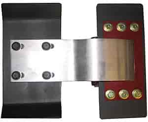 Suicide Door Hinges-Extra Large Hinge rotates on precision ground pivot pins, fitted to bronze bushings