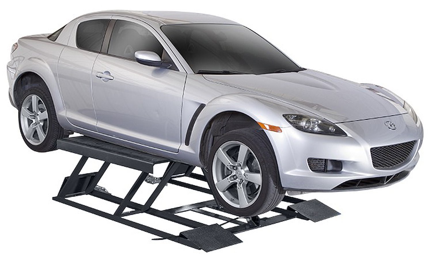 LR-60P Portable Low-Rise Scissor Vehicle Lift, 6,000 lbs. Capacity, 26 in. Max Rise