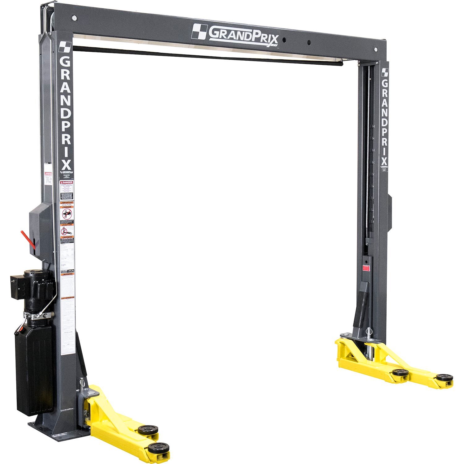 GrandPrix Two-Post Vehicle Lift, 7,000 lbs. Capacity, 68 in. Max Rise